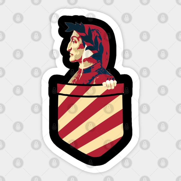 Dante In My Pocket Sticker by Nerd_art